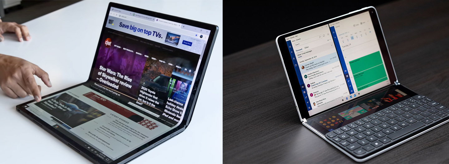 Quelle technologie choisir : un écran pliable ou le double écran ?